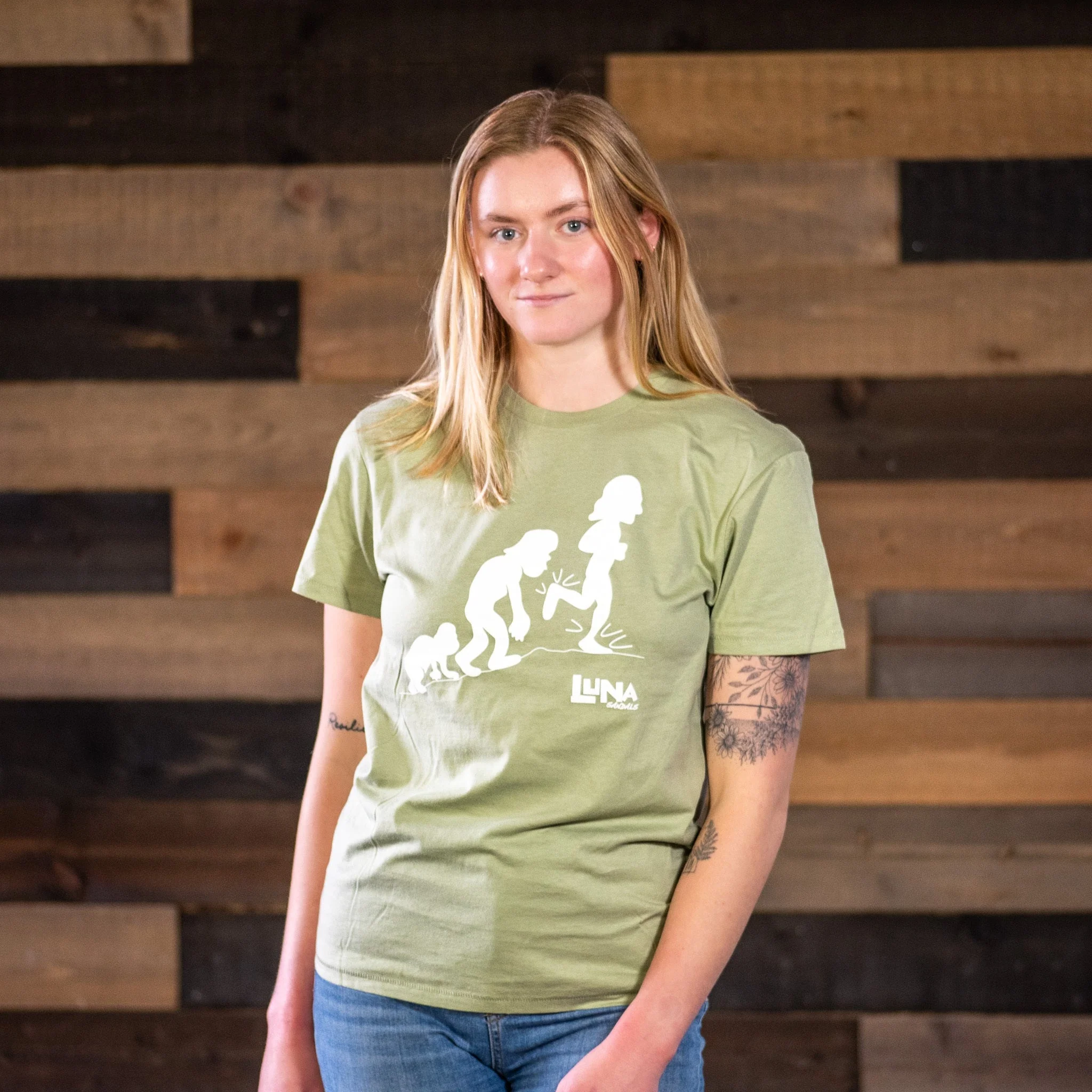 EVOLUTION MAN "RUN LIKE A HUMAN" ORGANIC COTTON SHIRT - Image 6